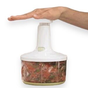 Princess House Specialty Press & Chop Food Processor 345 Works Great Complete‎